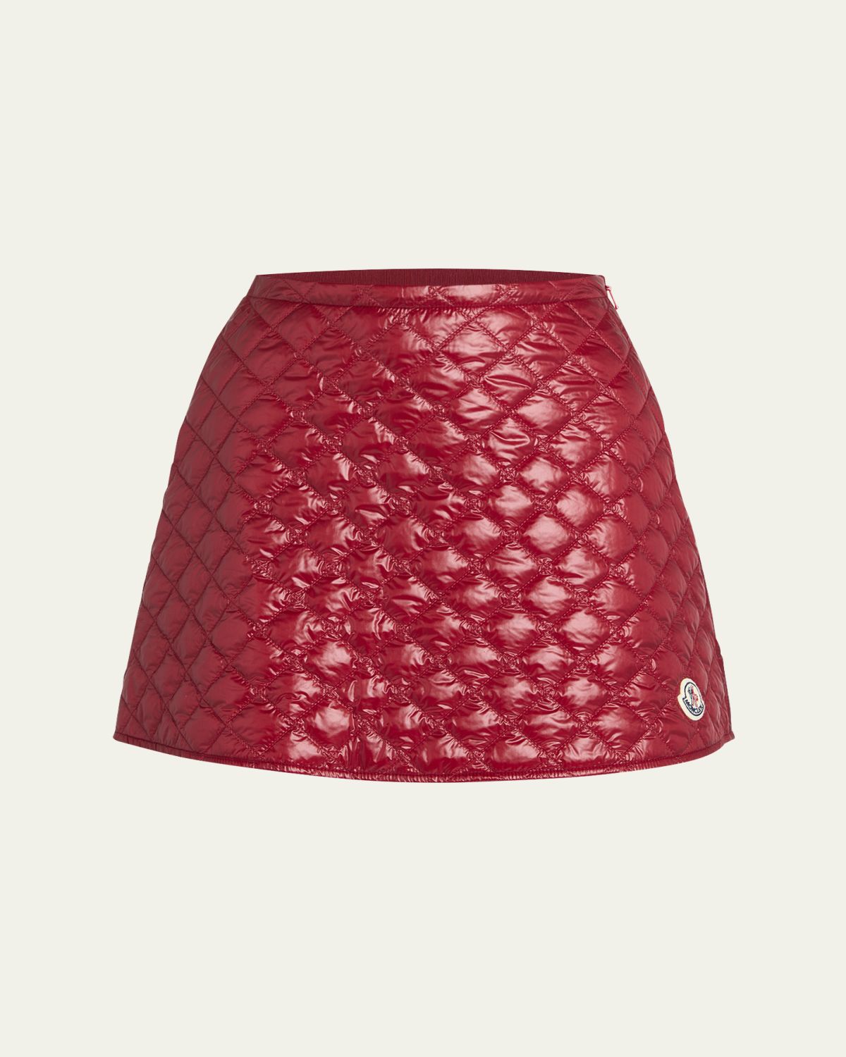 Moncler Quilted A-Line Mini Skirt