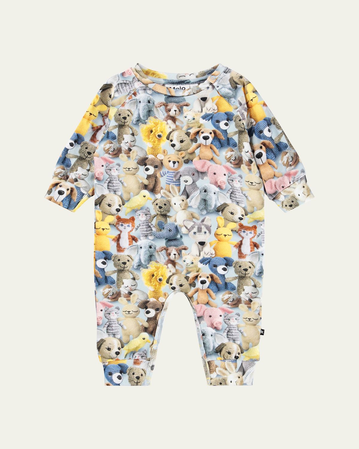 Molo Boy's Fairfax Romper, Size Newborn-4T