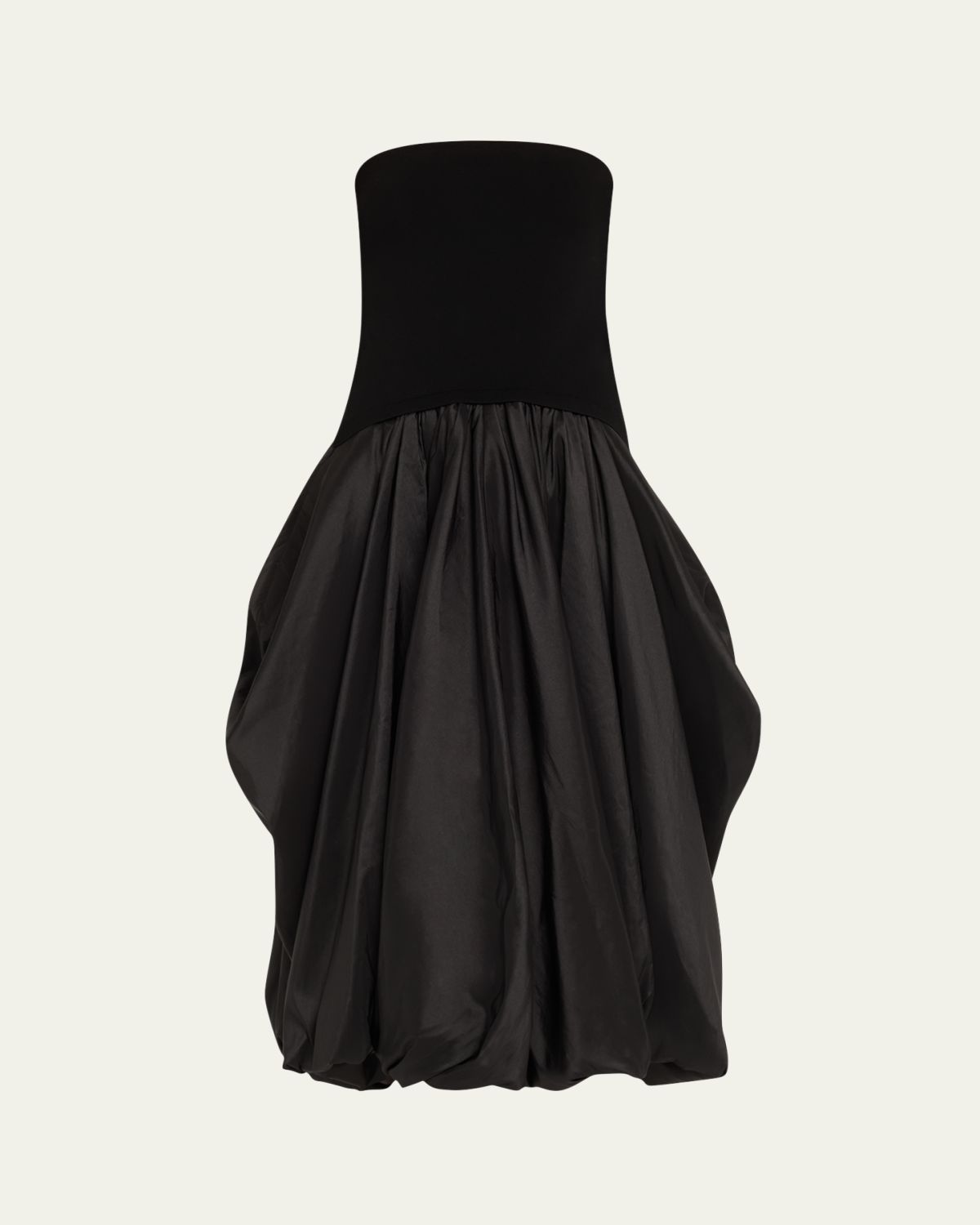 SIMKHAI Izzy Strapless Midi Bubble Dress