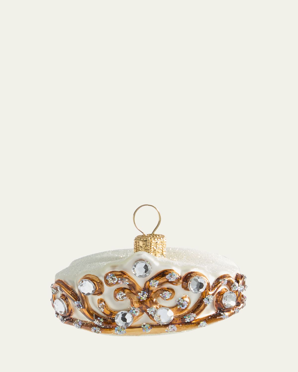Bergdorf Goodman Golden Tiara Christmas Ornament