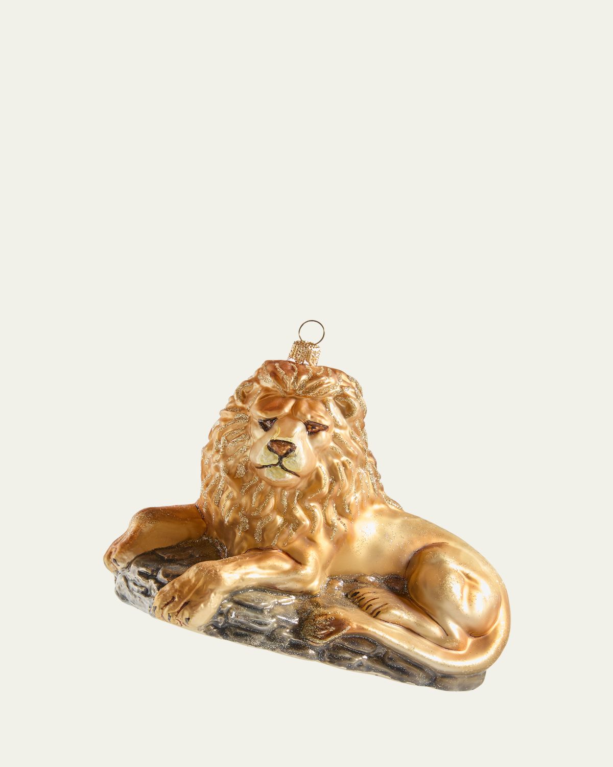 Bergdorf Goodman Resting Lion Ornament