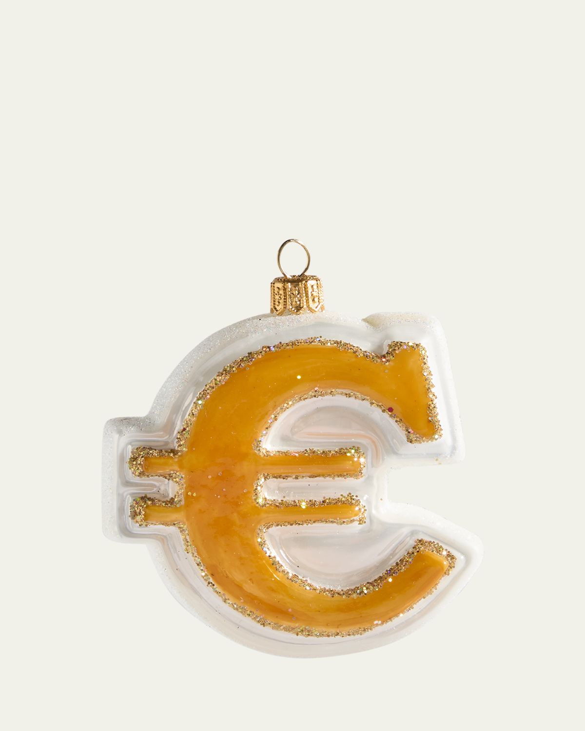 Bergdorf Goodman Euro Symbol Christmas Ornament