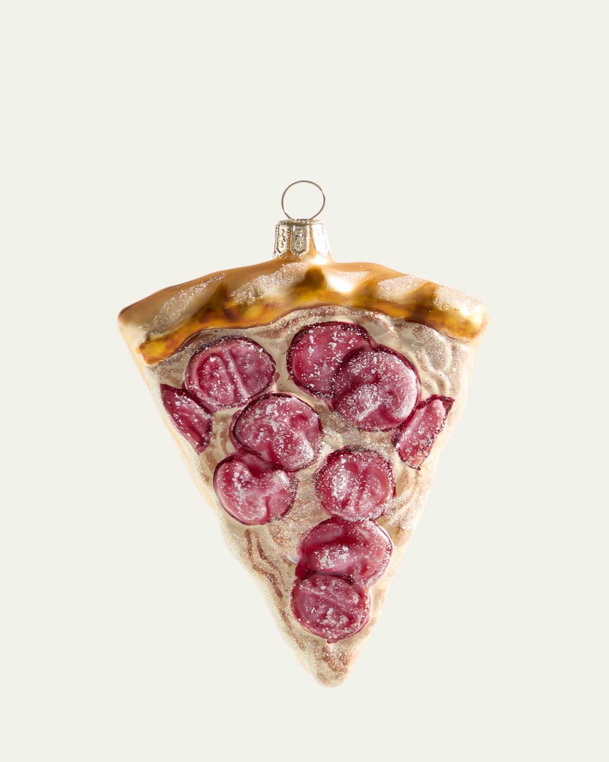 Bergdorf Goodman Pepperoni Pizza Slice Christmas Ornament