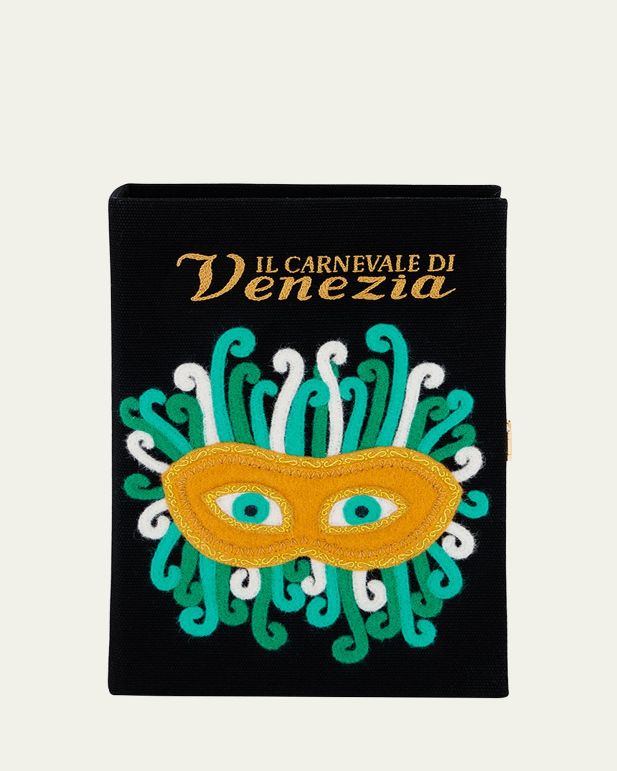 Olympia Le-Tan Carnival Of Venice Book Clutch Bag
