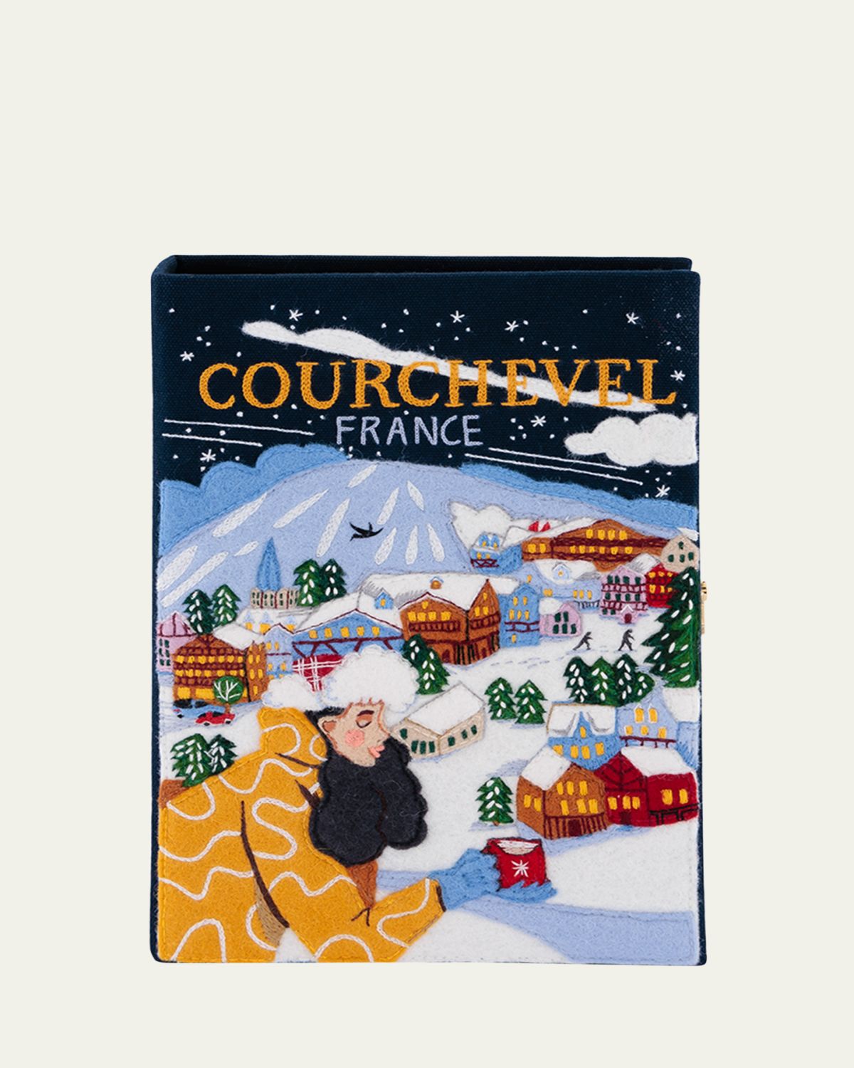 Olympia Le-Tan Courchevel Book Clutch Bag