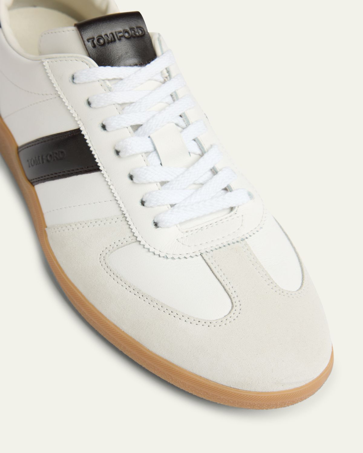 TOM FORD Men's Archer Suede and Leather Low-Top Sneakers | Thumbnail 5 TOM FORD Men's Archer Suede and Leather Low-Top Sneakers | Thumbnail 5