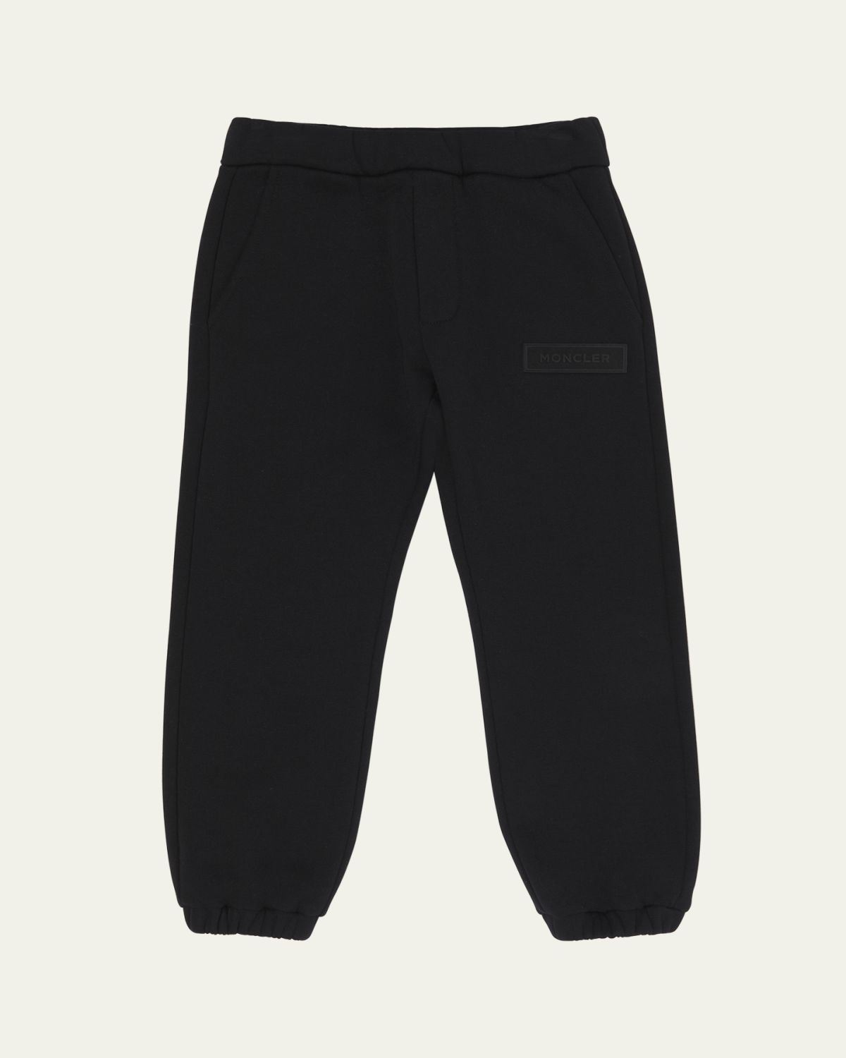 Moncler Boy's Logo Plate Sweatpants, Size -10