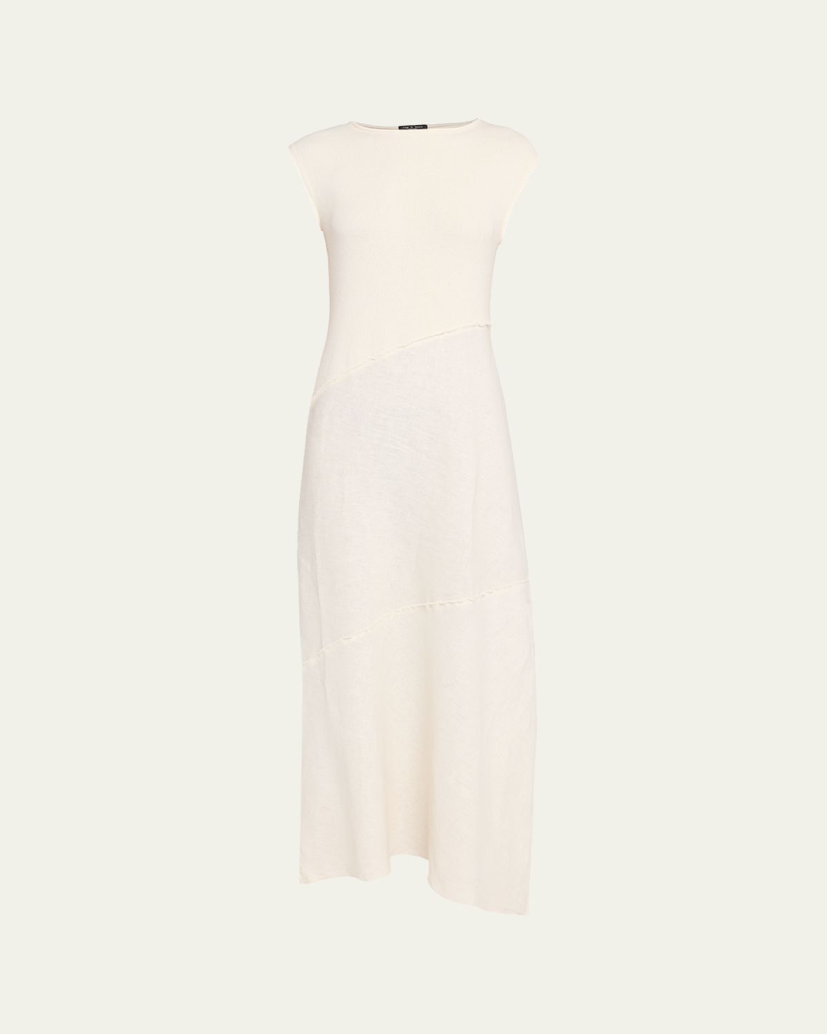 Rag & Bone Lina Cap-Sleeve Knit Maxi Dress