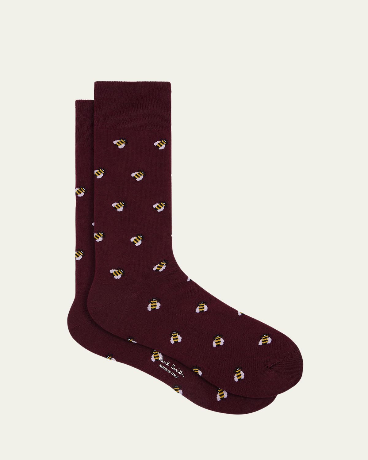 Paul Smith Men's Kenneth Bee Crew Socks