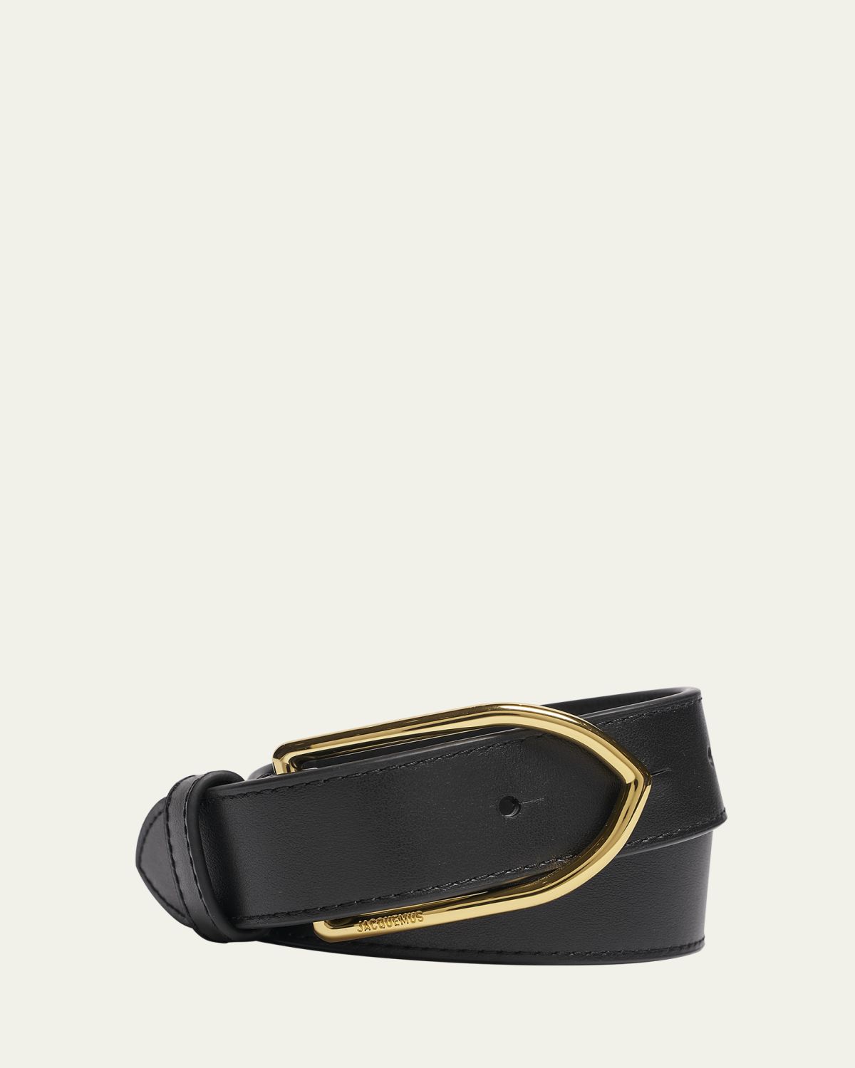 Jacquemus Men's The Bambino Leather Belt