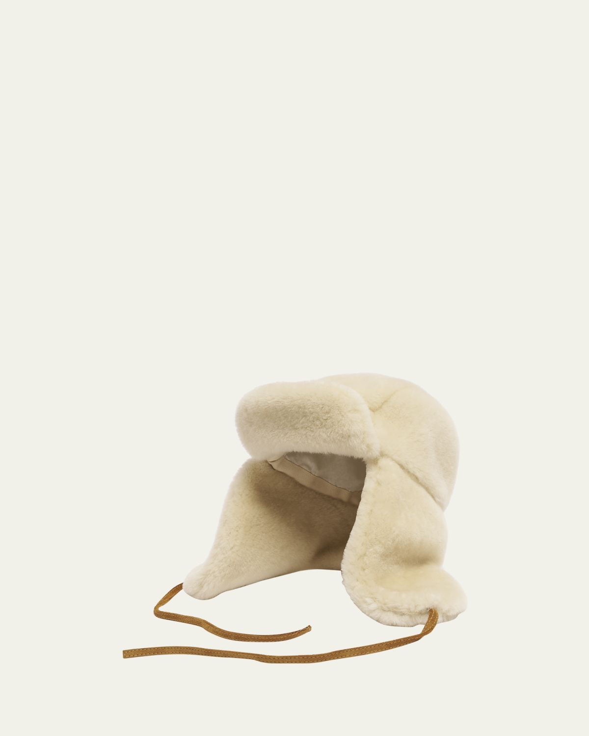 Jacquemus Men 's The Chapka Shearling Trapper Hat