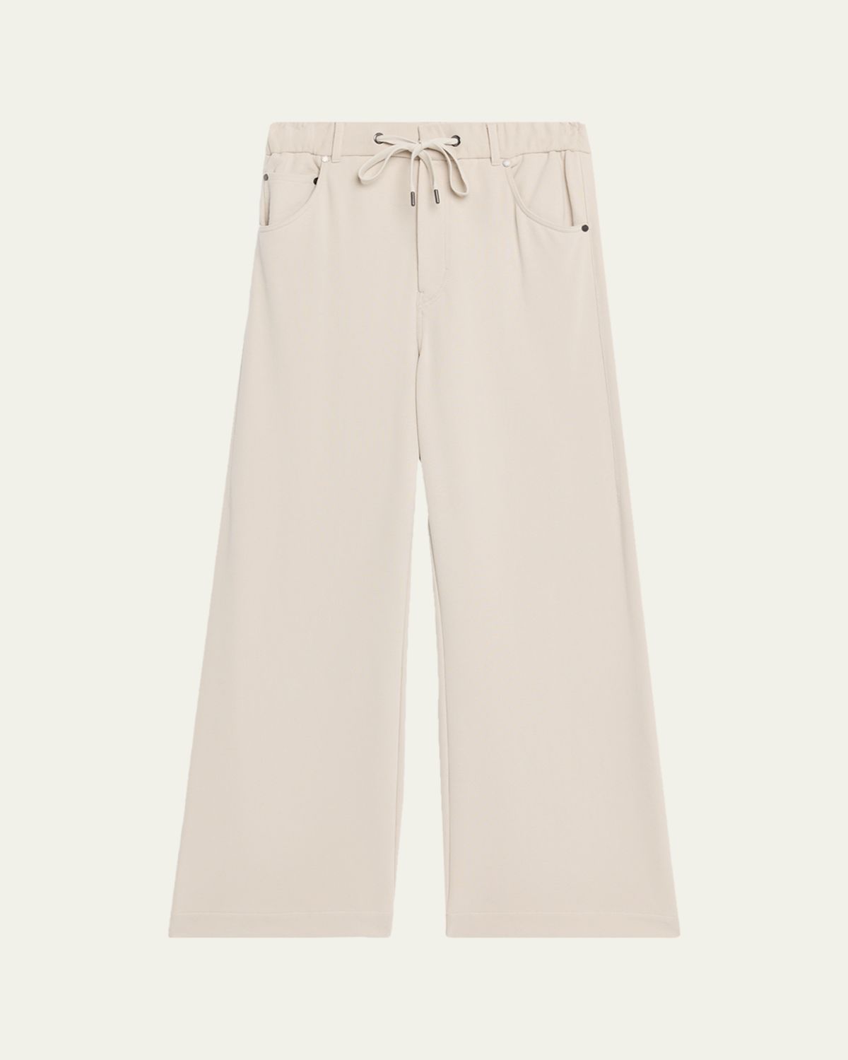 Brunello Cucinelli Wide-Leg Knit Trousers