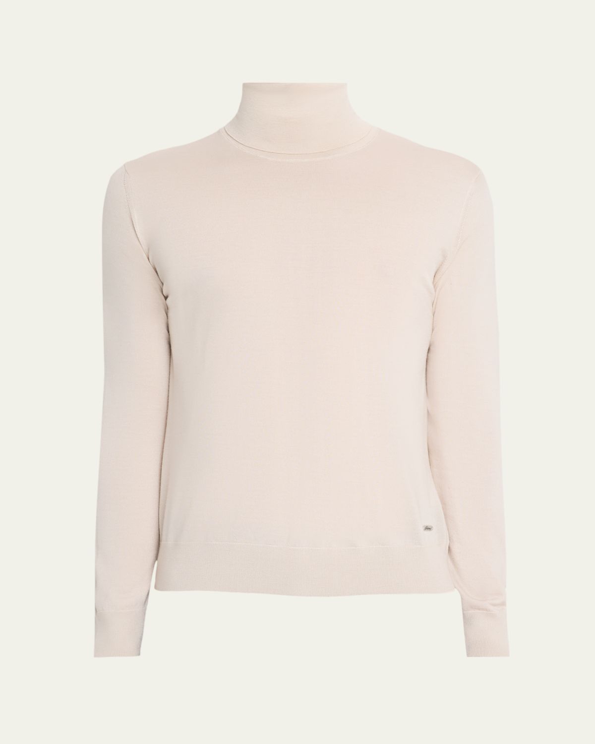 Brioni Men 's Cashmere and Silk Slim Turtleneck Sweater