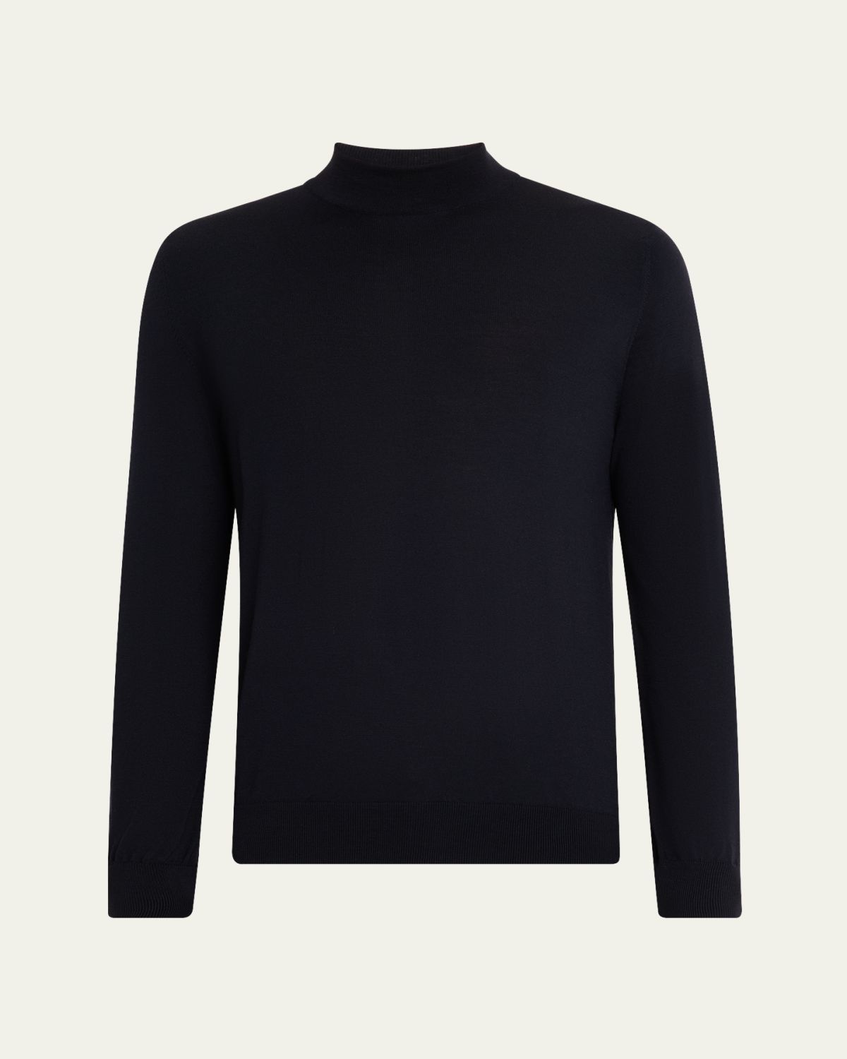 Brioni Men's 18gg Wool Mock Neck Sweater