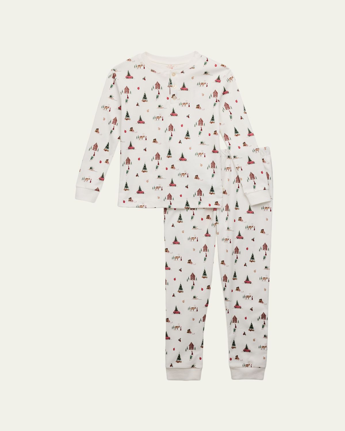 Marie Chantal Derek Little Christmas Tree Pajama Set, Size 2-10