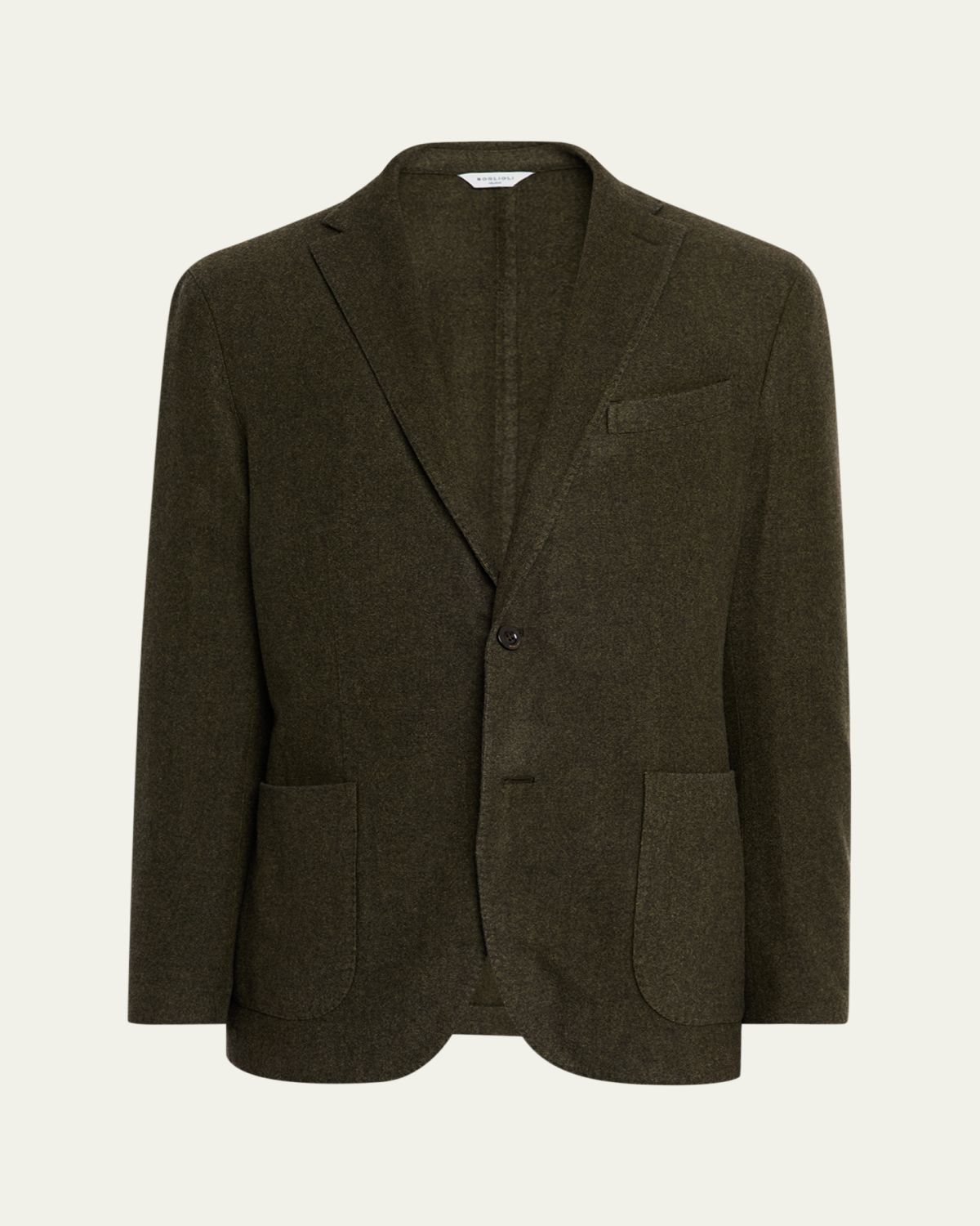 Boglioli Men's Wool Notch Lapel Single-Breasted Sport Coat