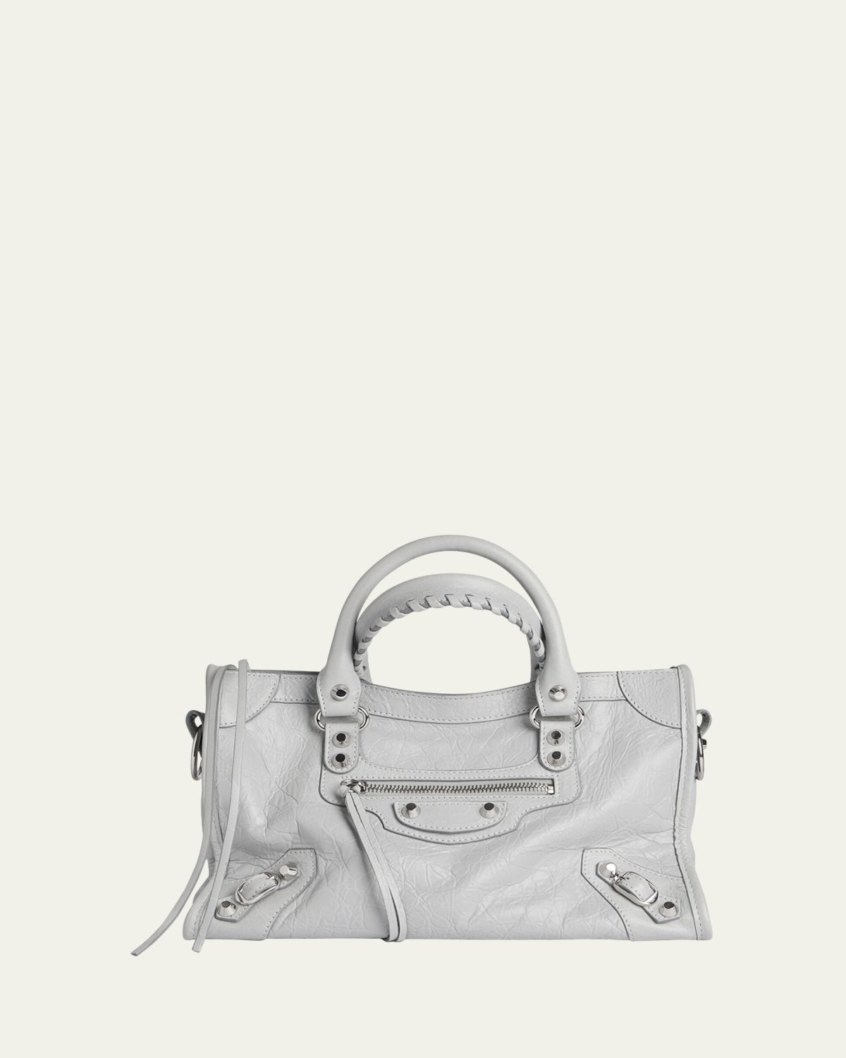 Balenciaga Le City Small Arena Leather Crossbody Bag - Women's Bags