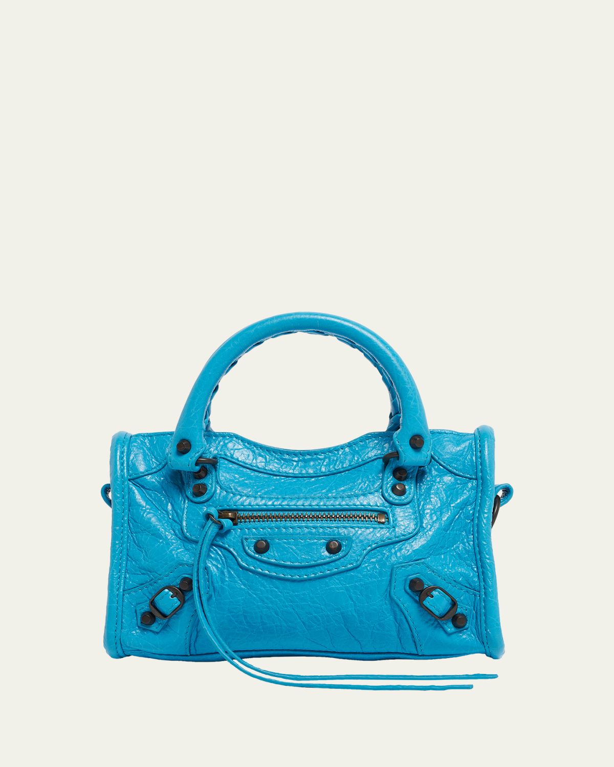 Balenciaga Le City Nano Leather Top-Handle Bag