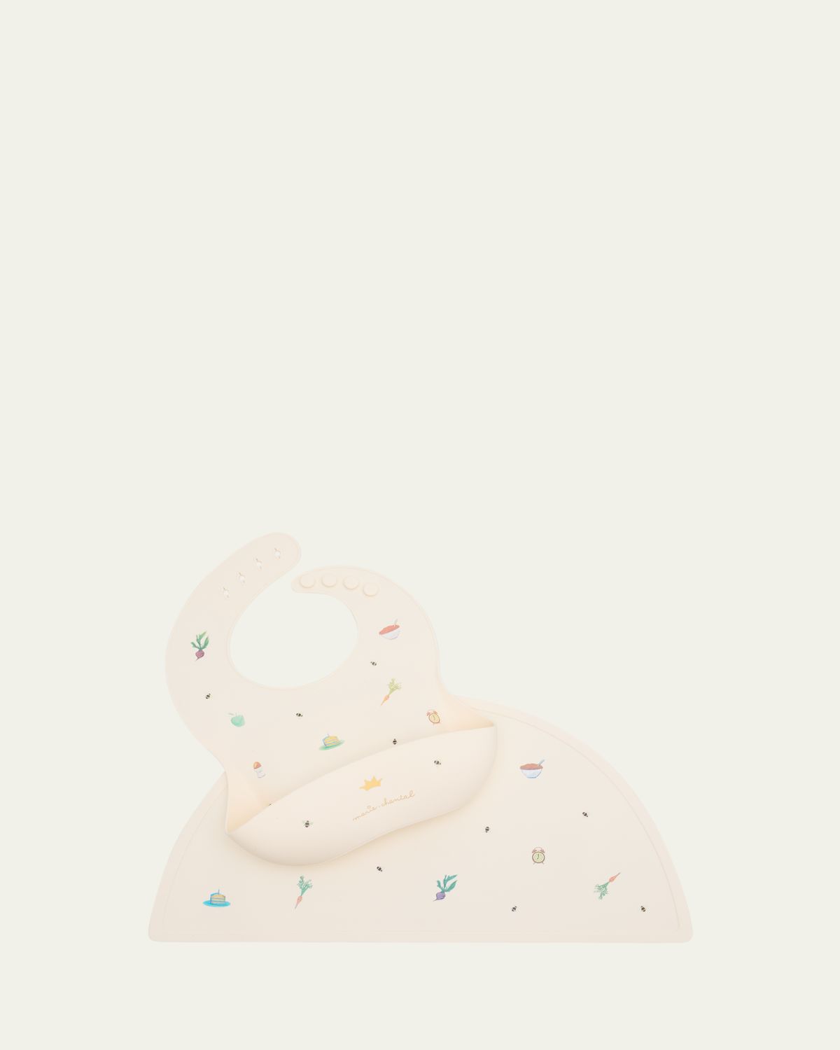 Marie Chantal Manners Begin at Breakfast Bib and Placemat Set