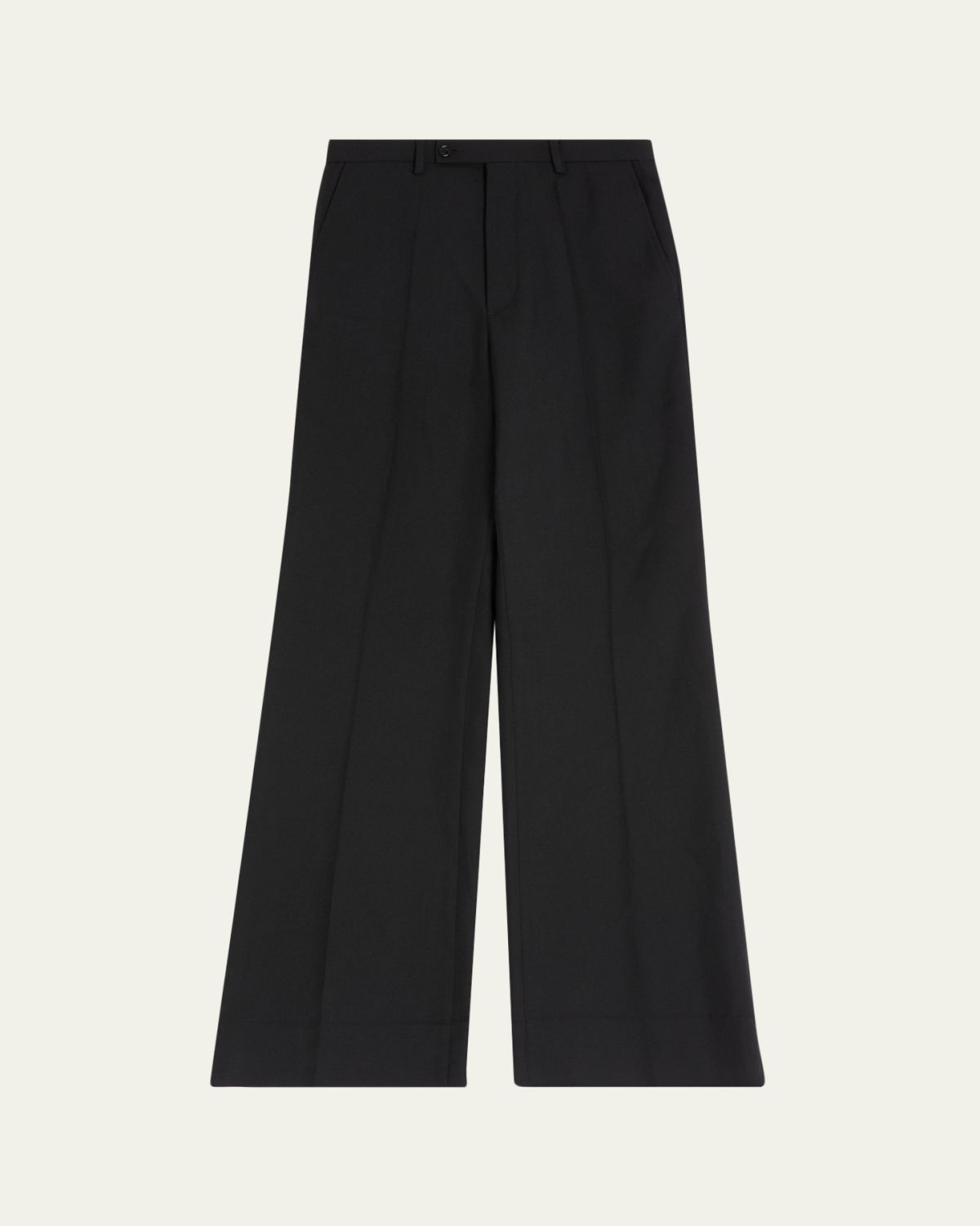 Valentino Garavani Men 's Wide Leg Flared Flat-Front Pants