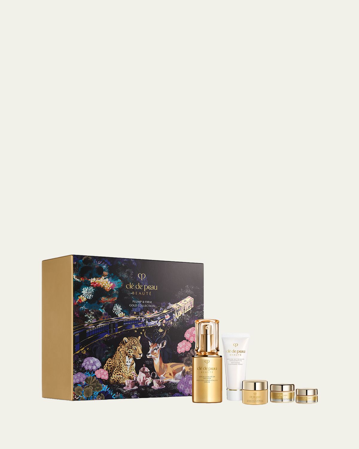 Cle de Peau Beaute Plump & Firm Gold 5-Piece Holiday Collection
