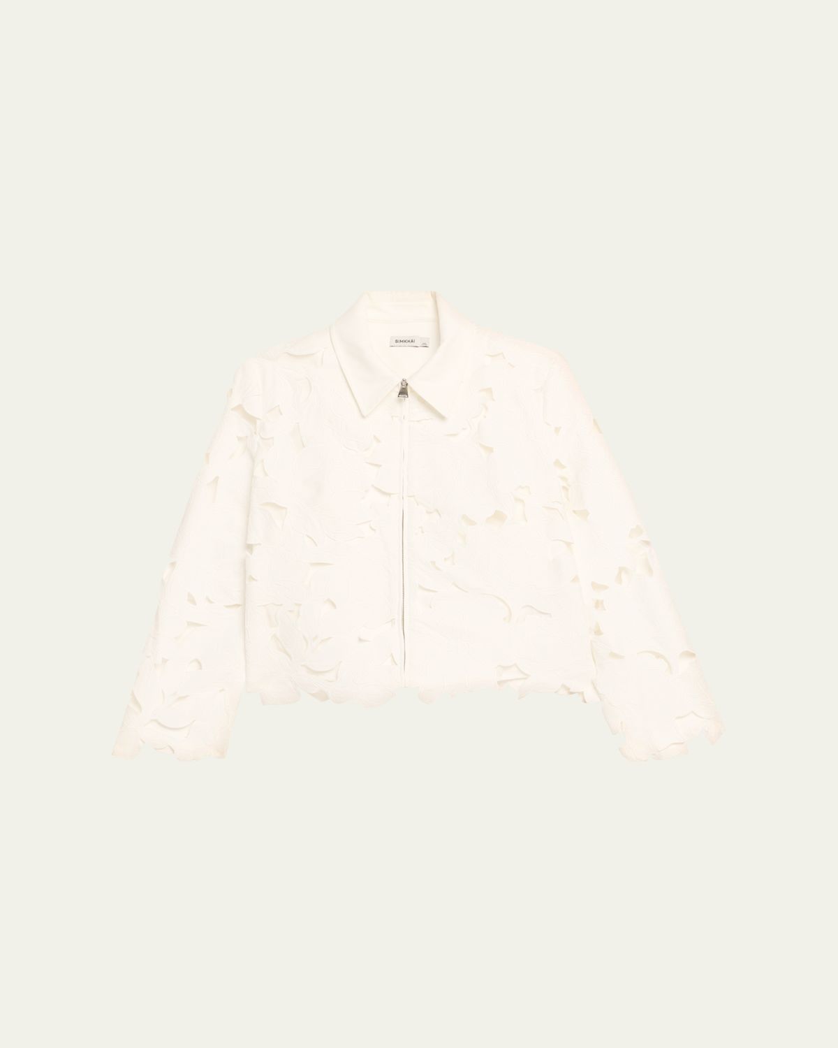 SIMKHAI Quinn Floral Cut-Out Jacket