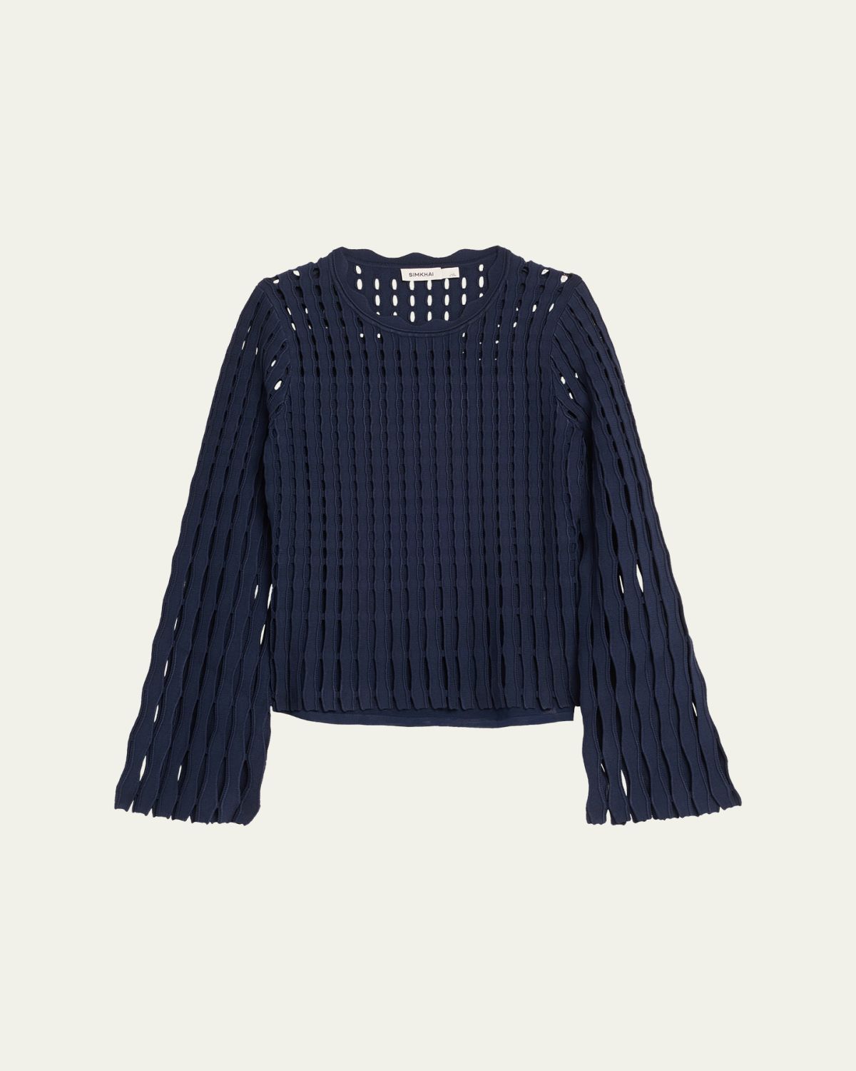 SIMKHAI Peyton Long-Sleeve Top