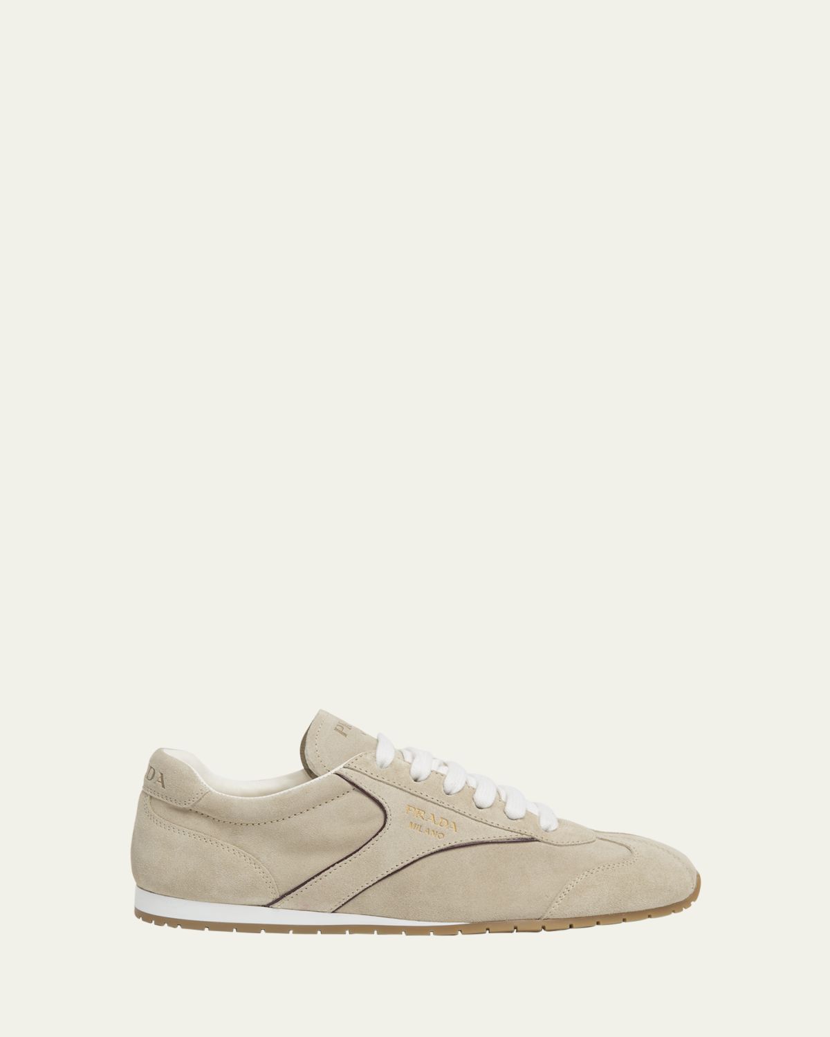 Prada Suede Low-Top Sneakers
