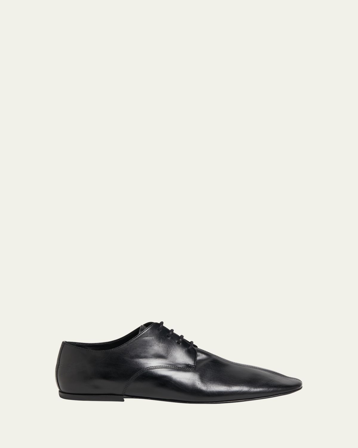 Dries Van Noten Men's Minimal Leather Derby Shoes