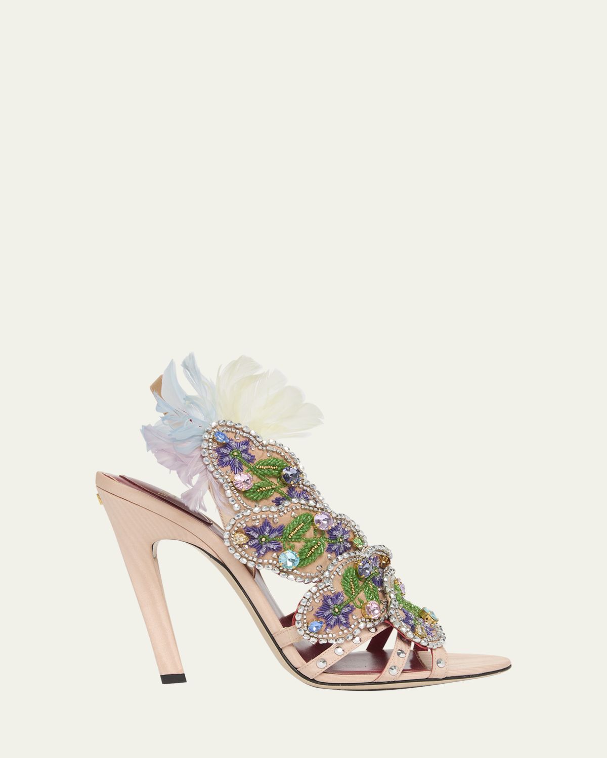 Valentino Garavani Dans Le Foyer Embellished Slingback Sandals | Thumbnail 8 Valentino Garavani Dans Le Foyer Embellished Slingback Sandals | Thumbnail 8