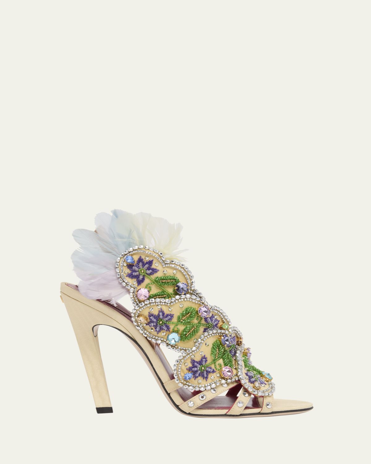Valentino Garavani Dans Le Foyer Embellished Slingback Sandals | Thumbnail 4 Valentino Garavani Dans Le Foyer Embellished Slingback Sandals | Thumbnail 4