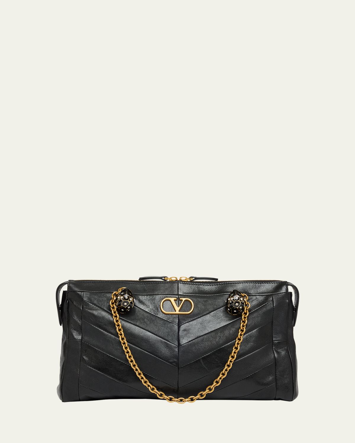 Valentino Garavani Panthea Medium Patchwork Chevron Shoulder Bag | Thumbnail 6