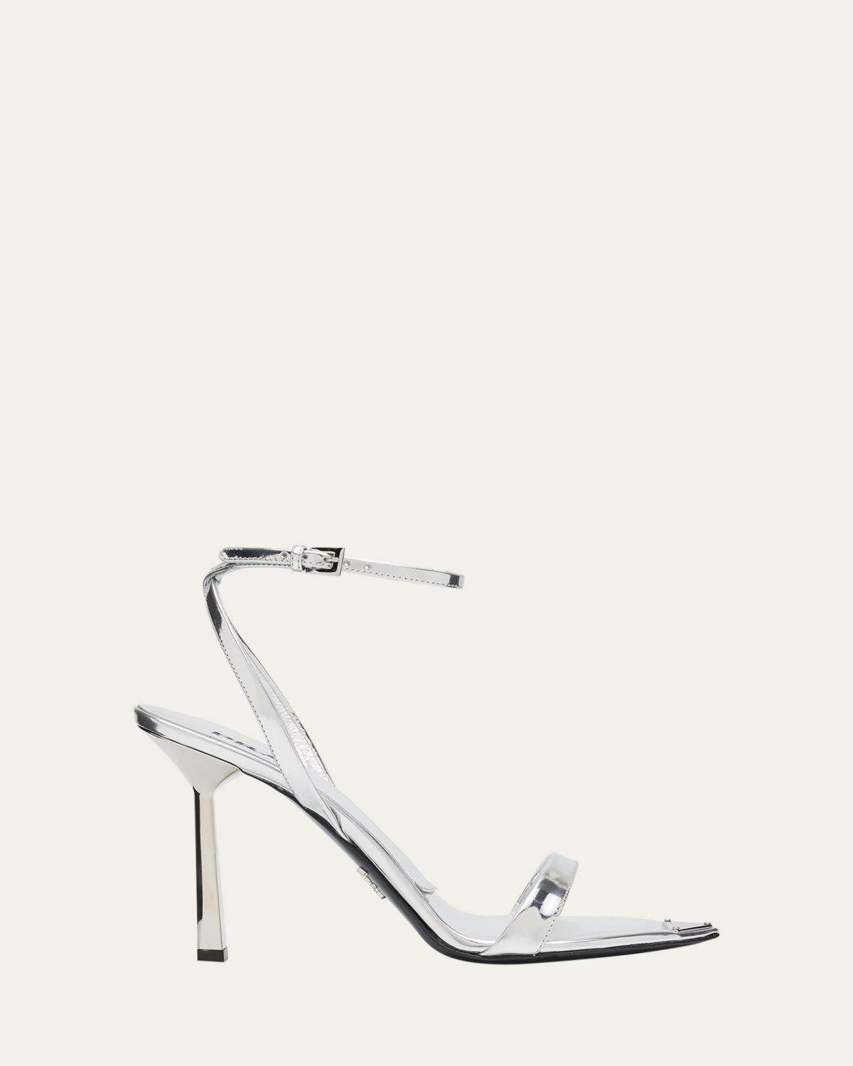 Prada Leather Ankle-Strap Sandals