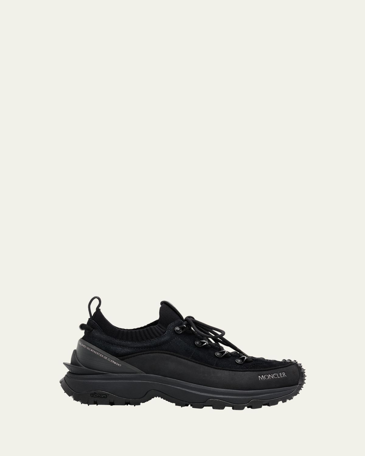 Moncler Trailgrip Lite 3 Nubuck and Suede Sneakers