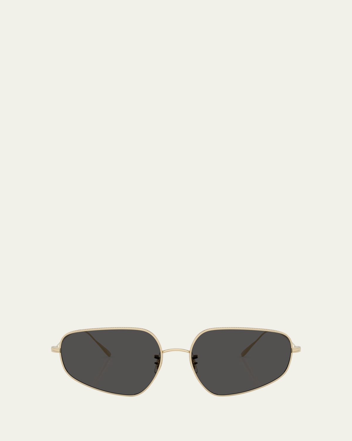 Oliver Peoples OV1356S Rectangular Metal Sunglasses
