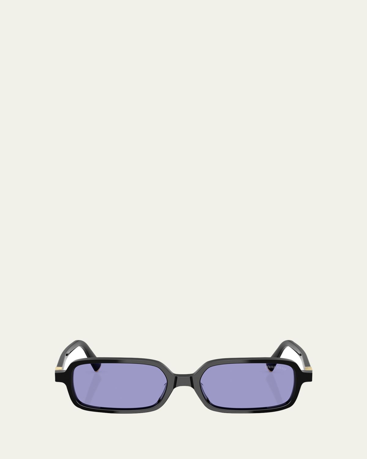 Miu Miu MU 11ZSF Acetate Rectangular Sunglasses | Thumbnail 5