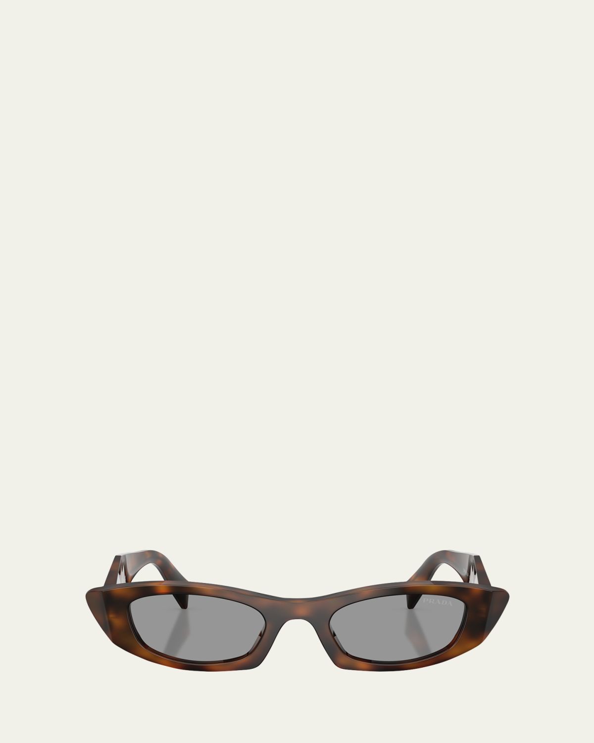 Prada PR B16SF Acetate Oval Sunglasses
