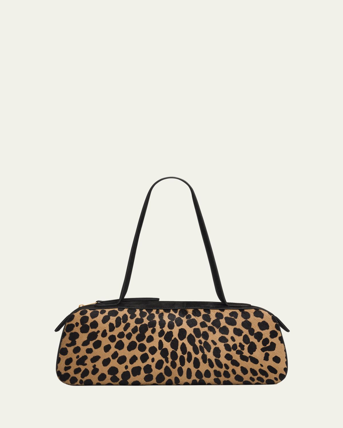 Khaite Simona Hyena-Print Calf Hair Shoulder Bag