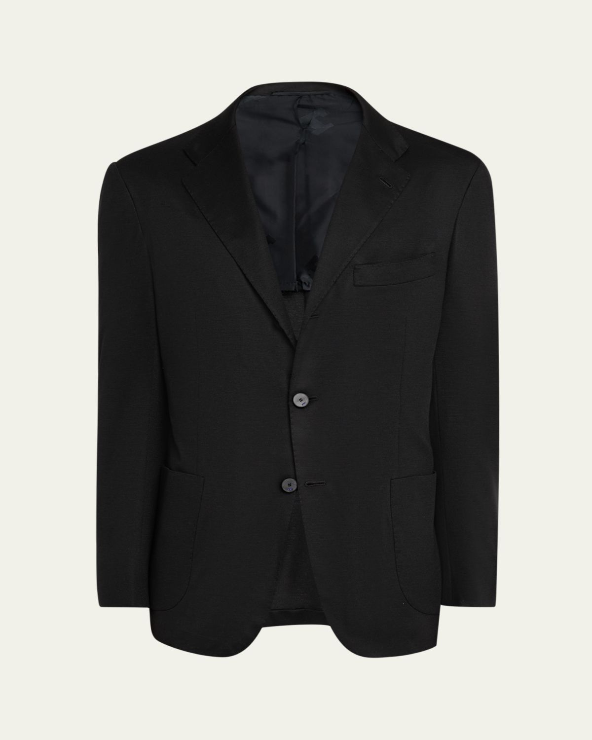 KNT Men's 14-Micron Wool Single-Breasted Sport Coat