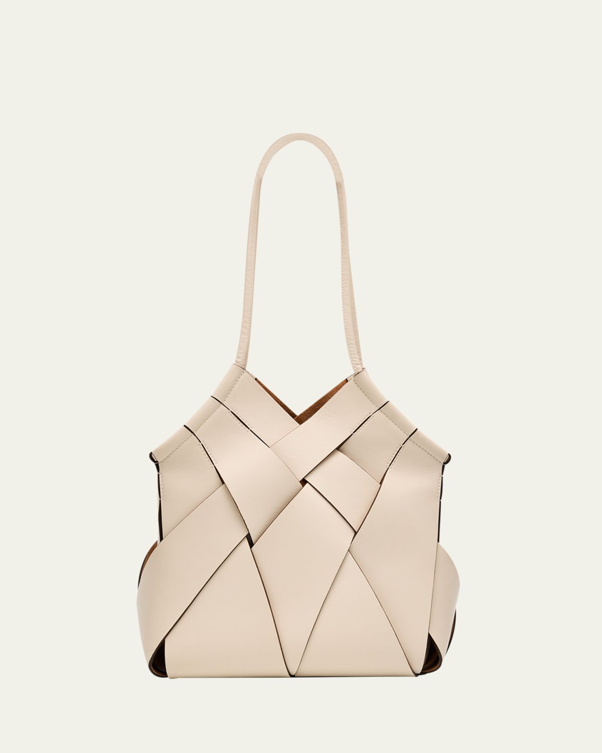 Ulla Johnson Charlotte Woven Leather Tote Bag