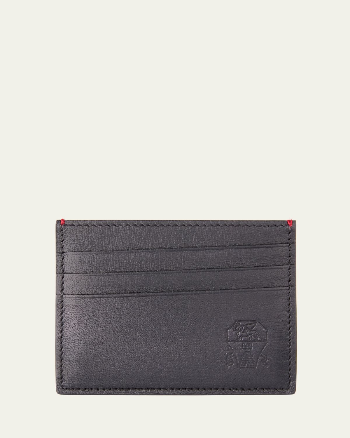 Brunello Cucinelli Men's Capretta Leather Card Holder