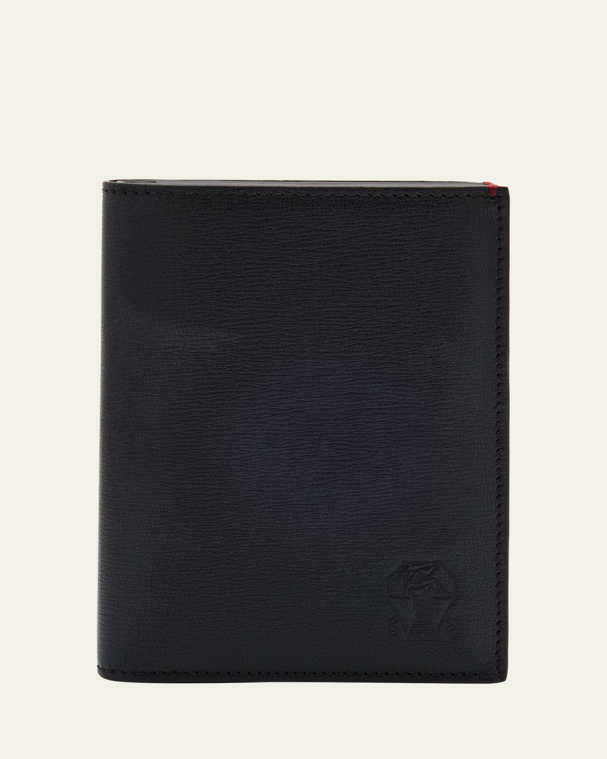 Brunello Cucinelli Men's Bifold Leather Card Holder