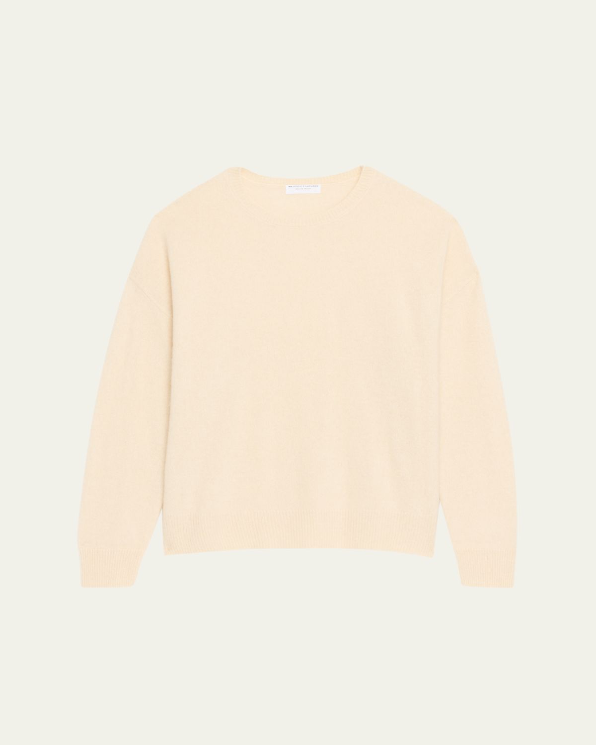 Majestic Filatures Fuzzy Ultra-Soft Crewneck Sweater