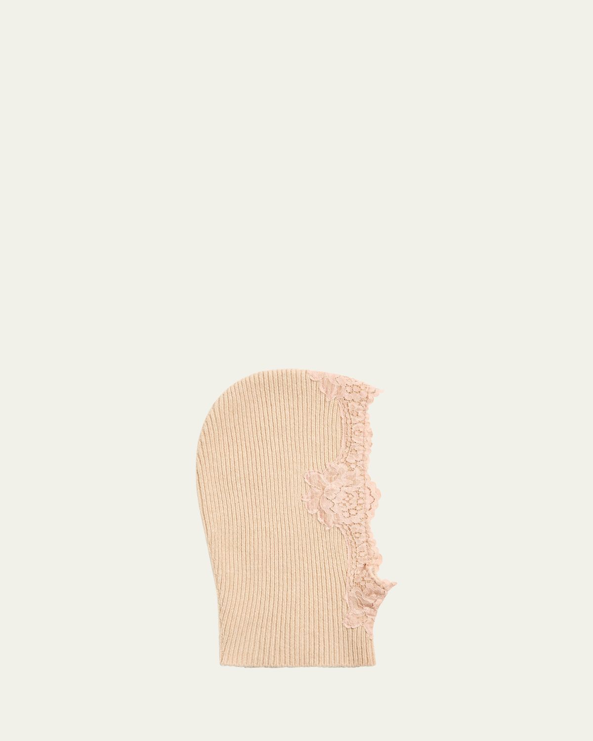 Valentino Garavani VLogo Signature Cashmere & Lace Hood