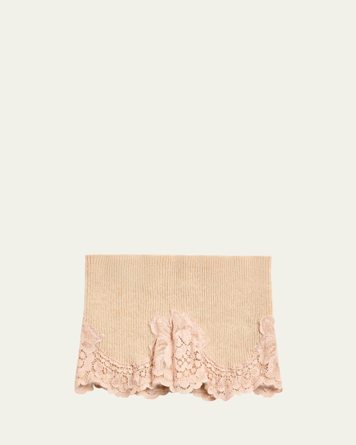 Valentino Garavani VLogo Signature Cashmere & Lace Headband