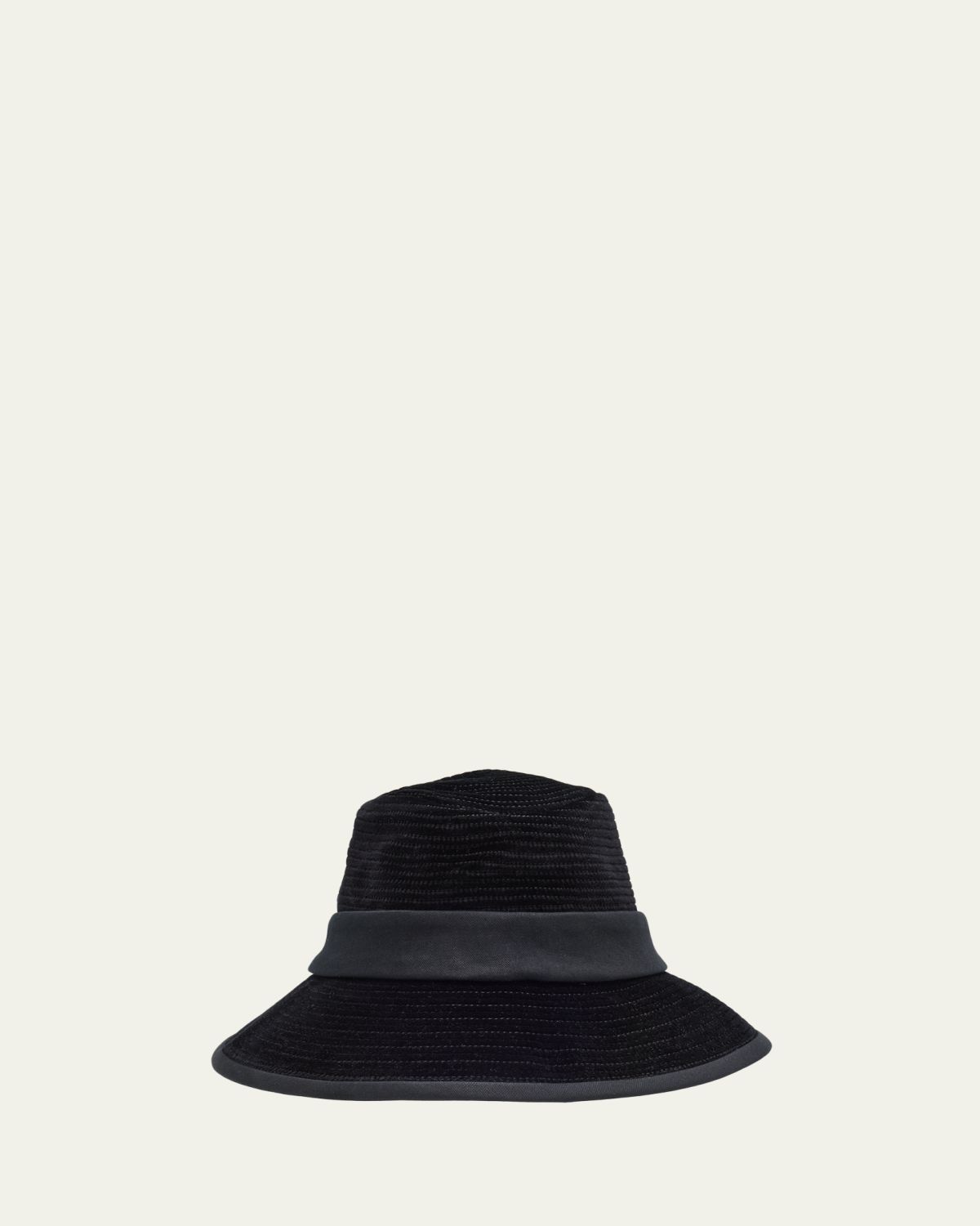 Valentino Garavani Men's VLogo Velvet Fedora Hat