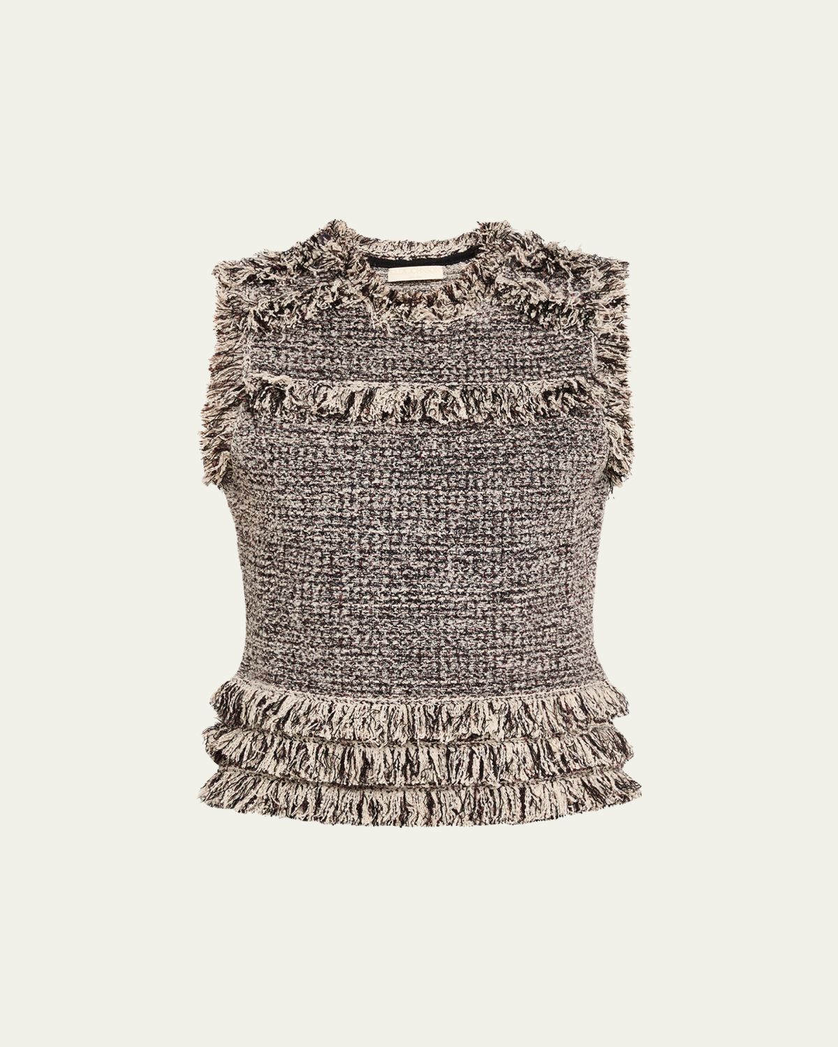 Ulla Johnson Kassi Knit Tweed Top