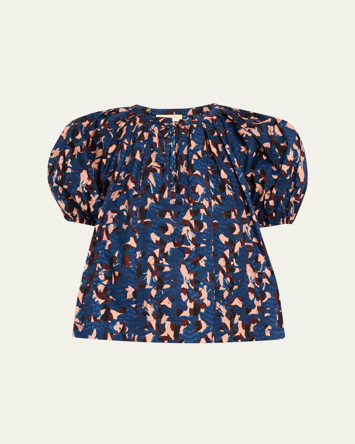 Ulla Johnson Loli Short-Sleeve Blouse