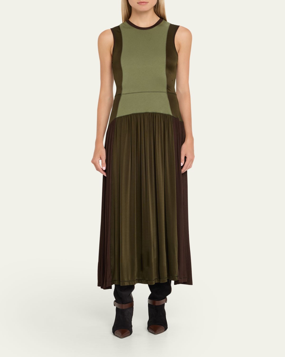 Ulla Johnson Amaliya Sleeveless Color Block Dress | Thumbnail 2 Ulla Johnson Amaliya Sleeveless Color Block Dress | Thumbnail 2