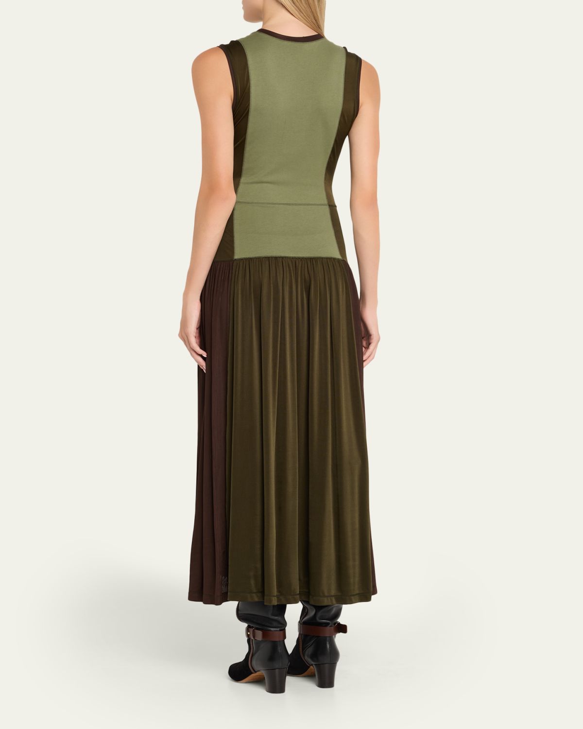 Ulla Johnson Amaliya Sleeveless Color Block Dress | Thumbnail 3 Ulla Johnson Amaliya Sleeveless Color Block Dress | Thumbnail 3
